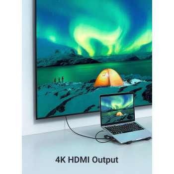 Mobile processor and docking station UGREEN 5in1 with USB-A x2 HDMI SD USB-C