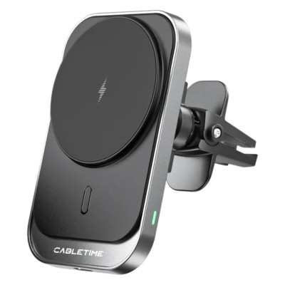Magnetic wireless car charger CABLETIME Magsafe 15w Magnetic Wireless Car Magnetic wireless car charger CABLETIME Magsafe 15w Magnetic Wireless Car