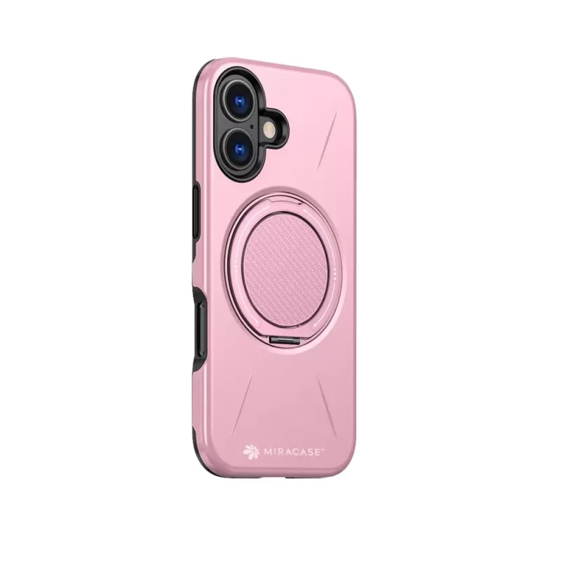 כיסוי לסמארטפון Miracase MIRAMAG iPhone 17 ורוד