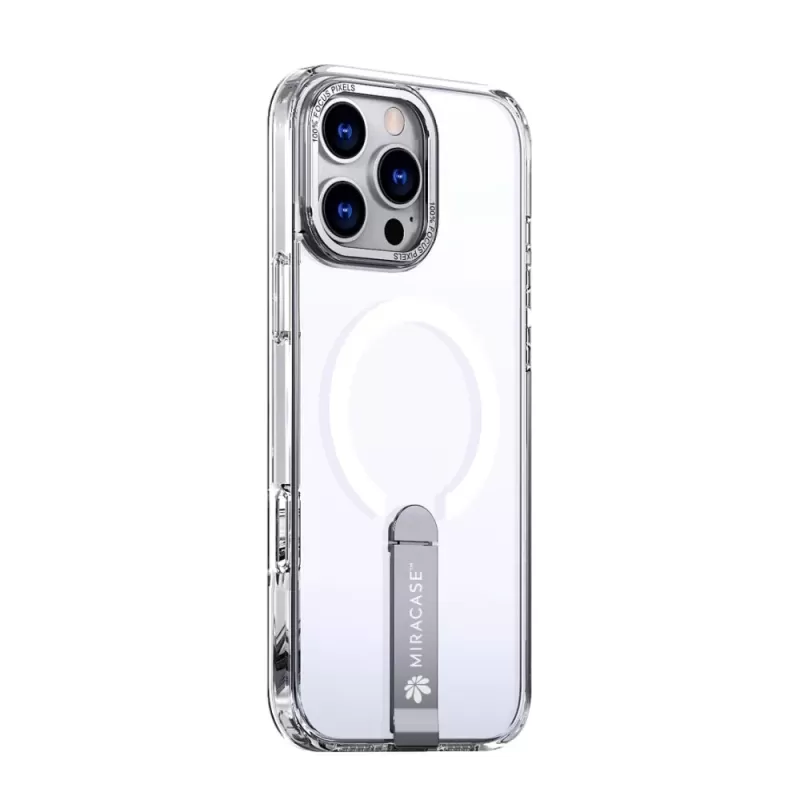 Smartphone cover Miracase MIRASTAND MAGSAFE iPhone 16 Pro Max transparent Smartphone cover Miracase MIRASTAND MAGSAFE iPhone 16 Pro Max transparent