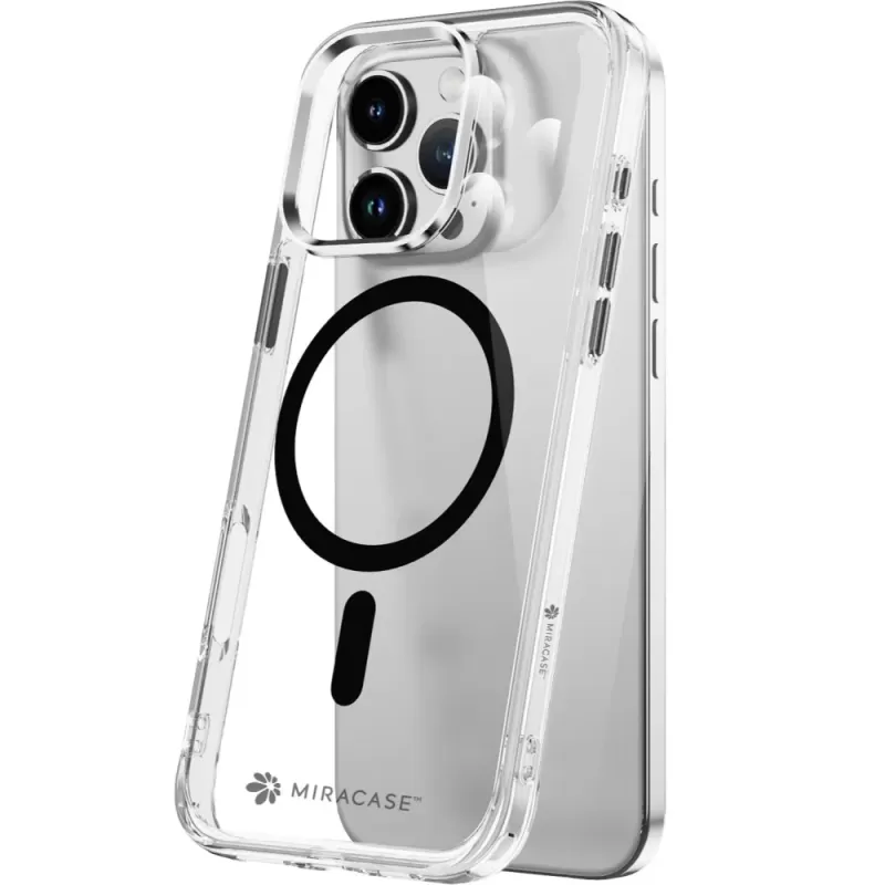 כיסוי לסמארטפון Miracase MIRASAFE iPhone 16 Pro Max שחור כיסוי לסמארטפון Miracase MIRASAFE iPhone 16 Pro Max שחור
