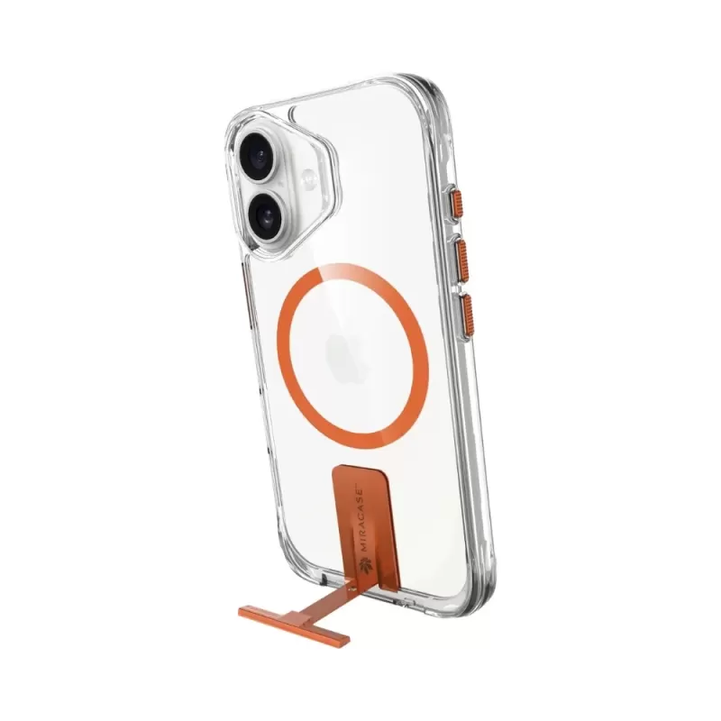 Smartphone cover Miracase iPhone 17 transparent-orange MiraKick Smartphone cover Miracase iPhone 17 transparent-orange MiraKick