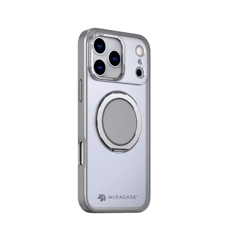 כיסוי לסמארטפון Miracase MIRARING iPhone 17 Pro Max אפור