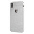Official Ferrari Silver Carbon (Fiber) Hard Case for iPhone XR CG Mobile