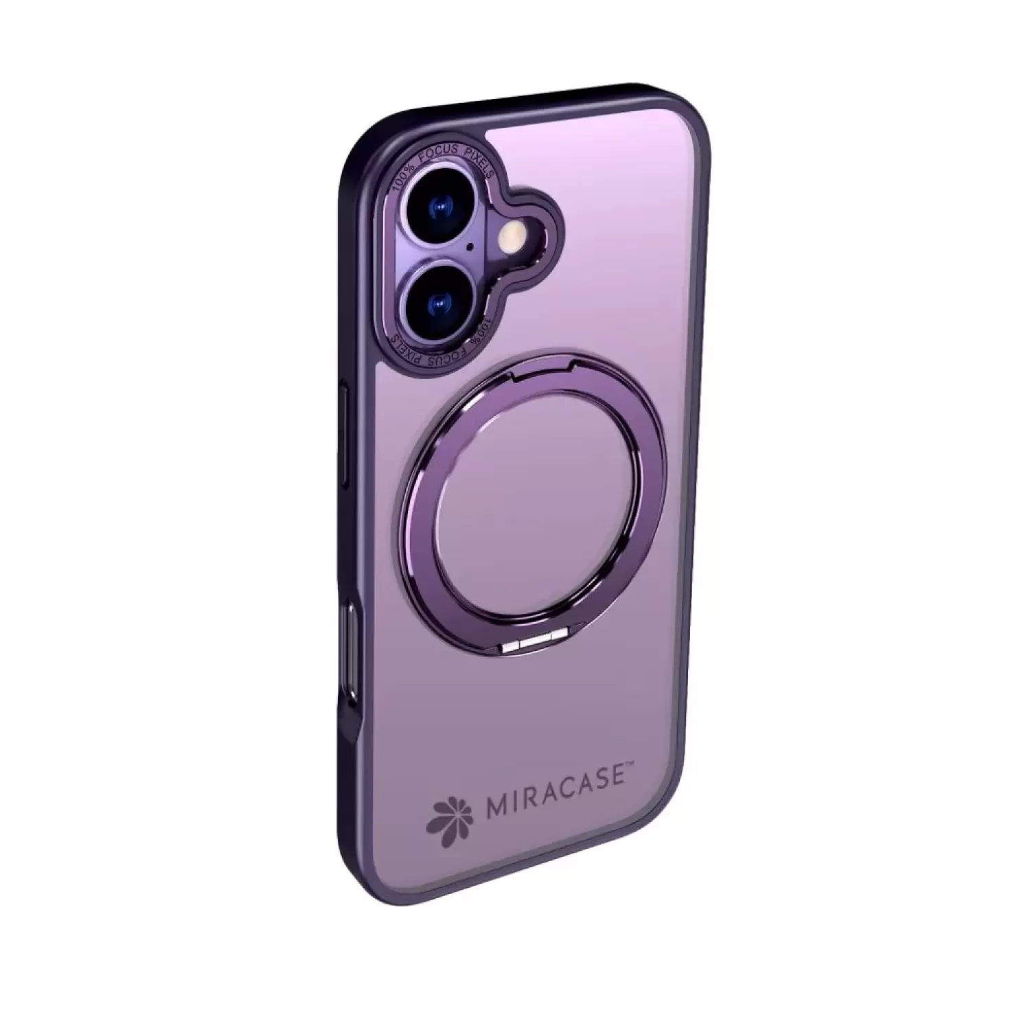 Smartphone cover Miracase MIRARING iPhone 17 purple
