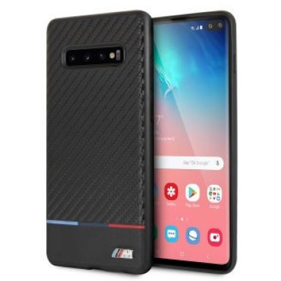 כיסוי קרבון מעור לגלקסי S10+ CG Mobile S10+ שחור BMW כיסוי קרבון מעור לגלקסי S10+ CG Mobile S10+ שחור BMW