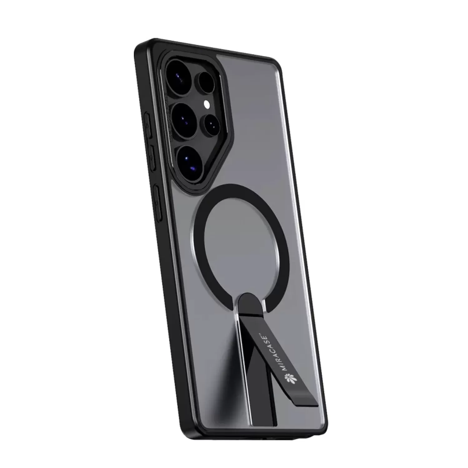 Smartphone cover Miracase MIRASTAND MAGSAFE Samsung S25 Ultra black