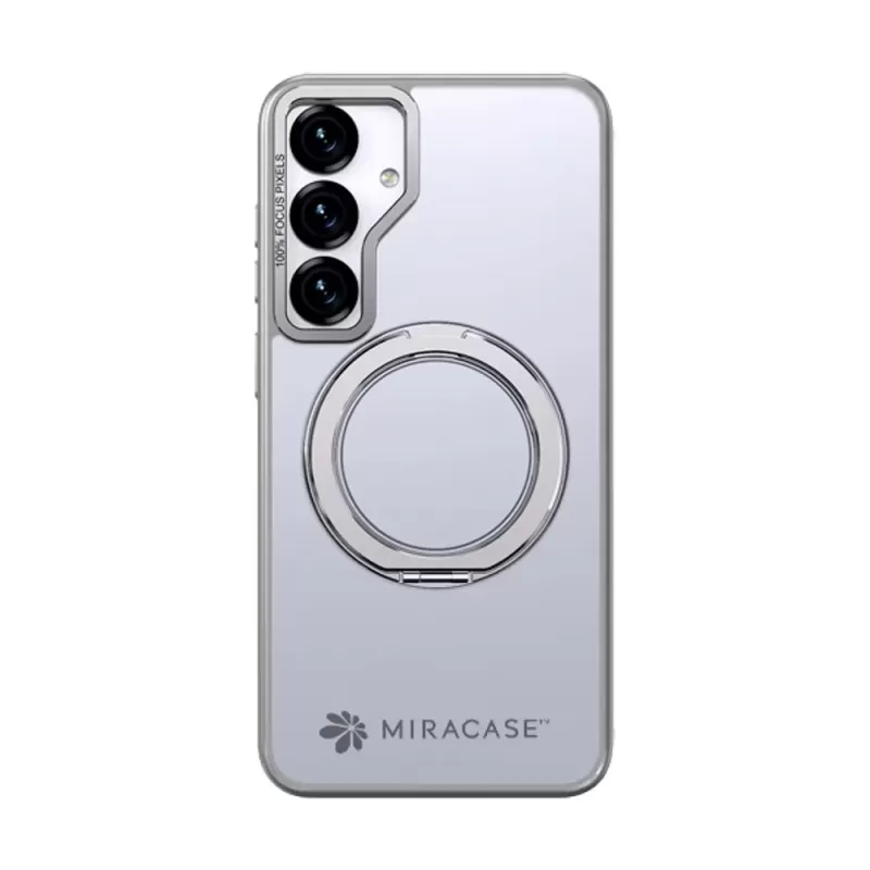 Smartphone cover Miracase MIRARING Samsung S25 gray Smartphone cover Miracase MIRARING Samsung S25 gray