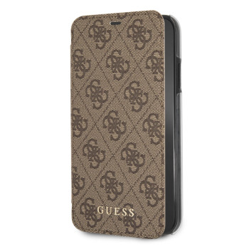 Официальная коричневая обложка для iPhone XR от GUESS. CG Mobile