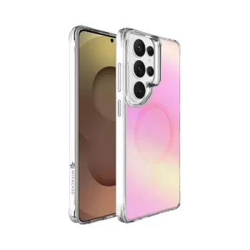Smartphone cover Miracase MIRACHROME Samsung S26 Ultra pink