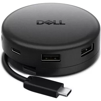 מפצל USB-C Dell Pro 7-in-1 USB-C Travel Hub DA326 470-BGCG צבע שחור