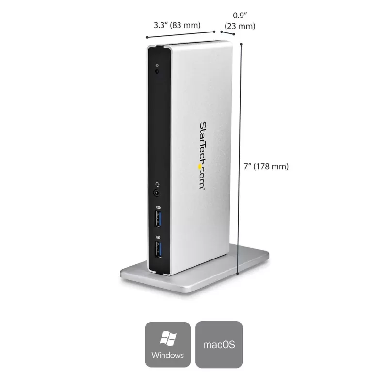 Dock Station StarTech Dual DVI Docking Station USB3.0 USB3SDOCKDD
