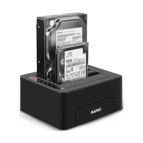 תחנת עגינה Maiwo 3.5/2.5 USB3.0 Dual Bay K3802