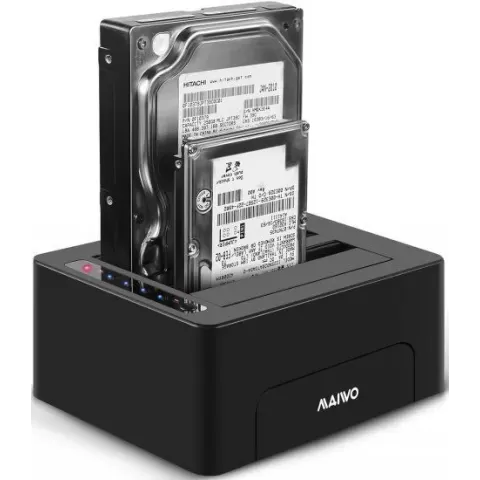 תחנת עגינה Maiwo 3.5/2.5 USB3.0 Dual Bay K3802