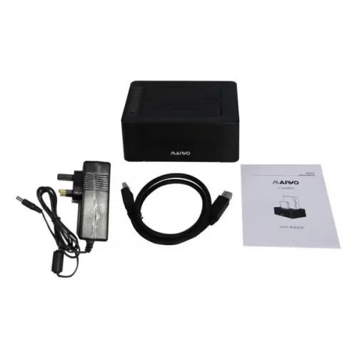 תחנת עגינה Maiwo 3.5/2.5 USB3.0 Dual Bay K3802