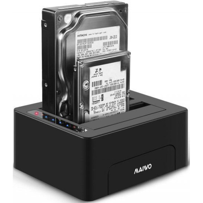 Док-Станция Maiwo 3.5/2.5 USB3.0 Dual Bay K3802