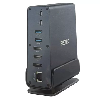 תחנת עגינה Protec DM301 15-in-1 USB-C Docking Station DM301 תחנת עגינה Protec DM301 15-in-1 USB-C Docking Station DM301