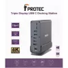 תחנת עגינה Protec DM301 15-in-1 USB-C Docking Station DM301 תחנת עגינה Protec DM301 15-in-1 USB-C Docking Station DM301