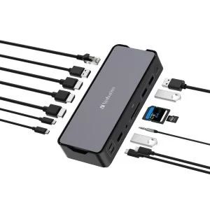 Док-станция Verbatim USB-C Pro Docking Station 15 Port 32171