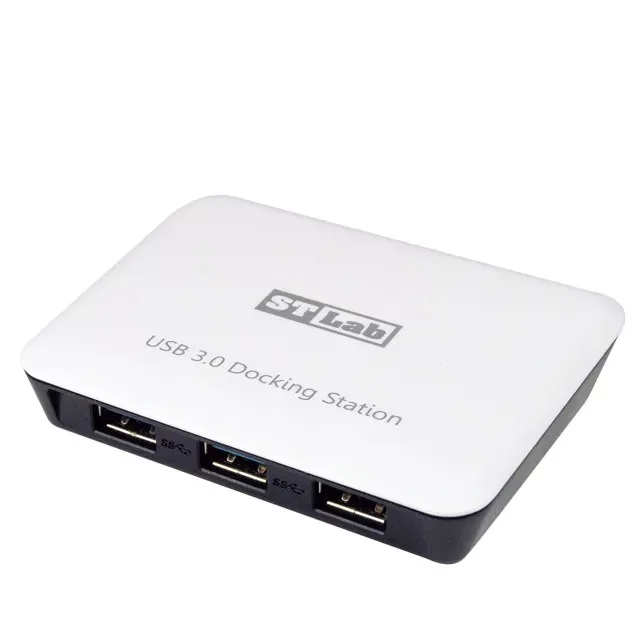 מפצל USB St-Lab USB Hub Ethernet Docking Station ST-U-810 מפצל USB St-Lab USB Hub Ethernet Docking Station ST-U-810