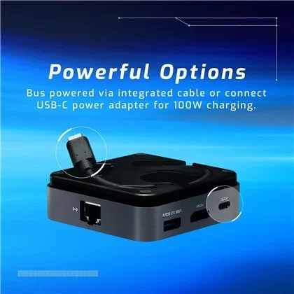 Док-станция OWC Travel Dock 6 Ports USB-C 100W OWCTCDK6P2SG Док-станция OWC Travel Dock 6 Ports USB-C 100W OWCTCDK6P2SG