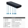 תחנת עגינה Gold Touch USB-C DP Docking Station UDS-C-MST