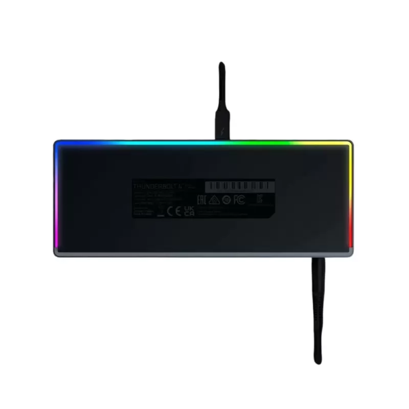 תחנת עגינה RAZER THUNDERBOLT 4 DOCK CHROMA - שחור RC21-01690100-R3U1