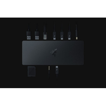 Dock Station RAZER THUNDERBOLT 4 DOCK CHROMA - black RC21-01690100-R3U1 Dock Station RAZER THUNDERBOLT 4 DOCK CHROMA - black RC21-01690100-R3U1