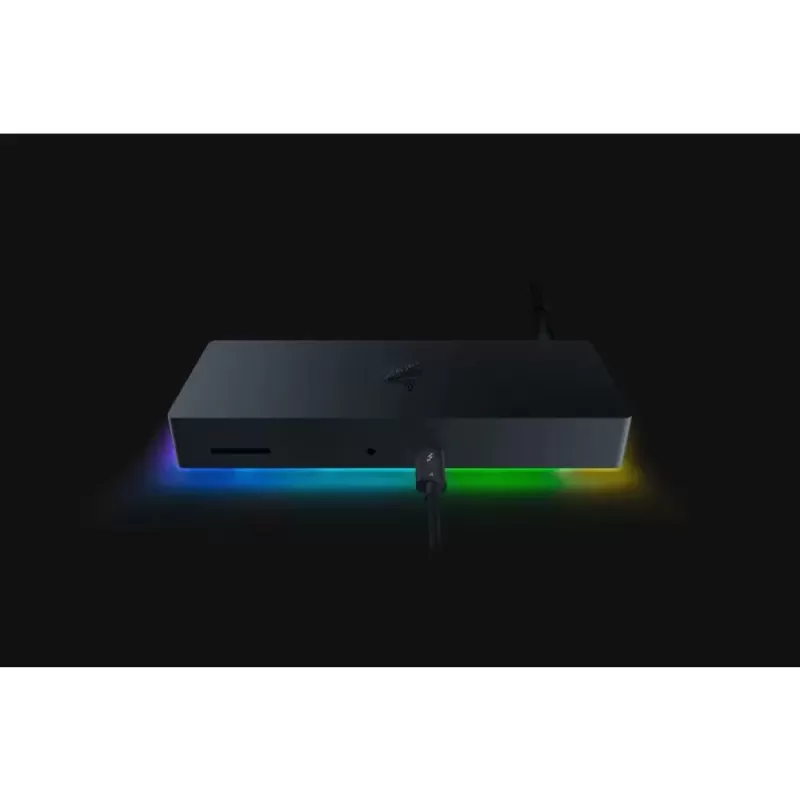 תחנת עגינה RAZER THUNDERBOLT 4 DOCK CHROMA - שחור RC21-01690100-R3U1