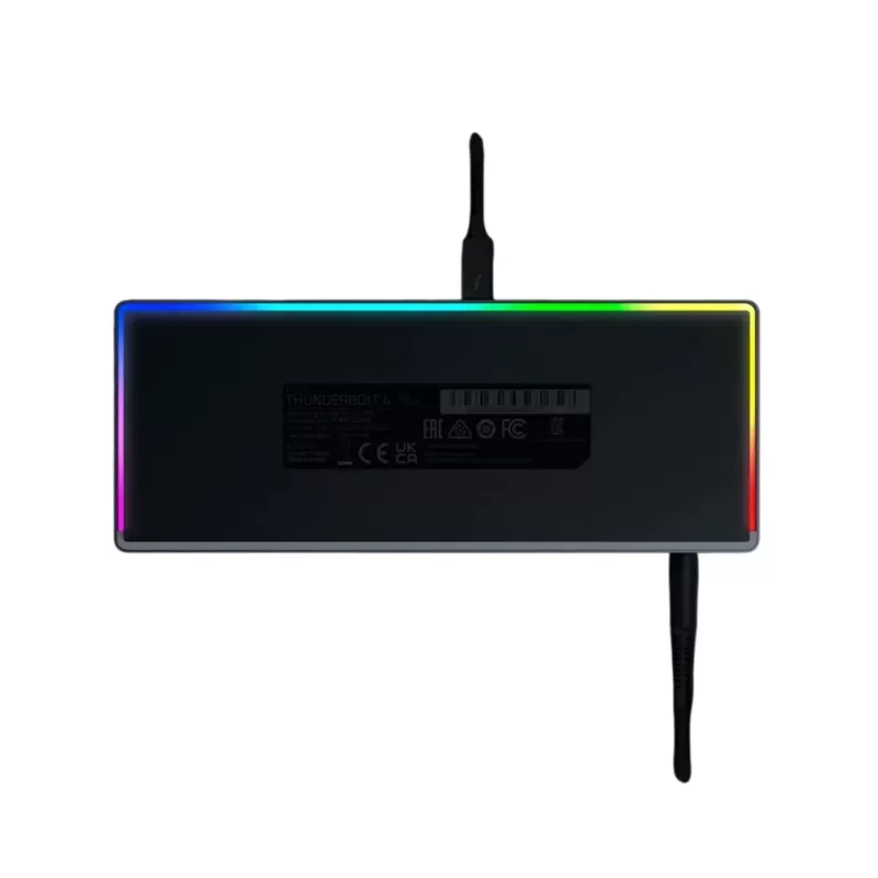 תחנת עגינה RAZER THUNDERBOLT 4 DOCK CHROMA - שחור RC21-01690100-R3U1