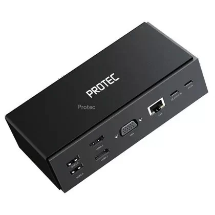 Док-станция Protec DM196 USB/USB-C Dual Display Docking Station DM196