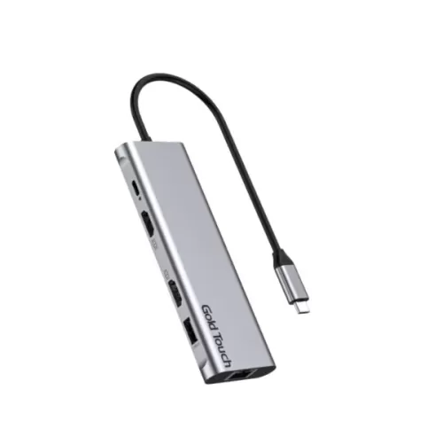 תחנת עגינה Gold Touch Super Performance Multi Ports USB Type C Docking Station SU-C13