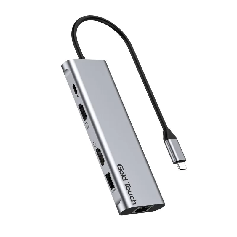 תחנת עגינה Gold Touch Super Performance Multi Ports USB Type C Docking Station SU-C13