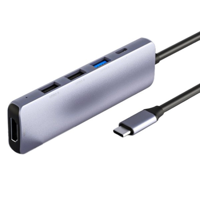 Dock Station Netac WF13 Type-C USB 3.0X1 USB 2.0X2 HDMI PD NT08WF13-30GR Dock Station Netac WF13 Type-C USB 3.0X1 USB 2.0X2 HDMI PD NT08WF13-30GR