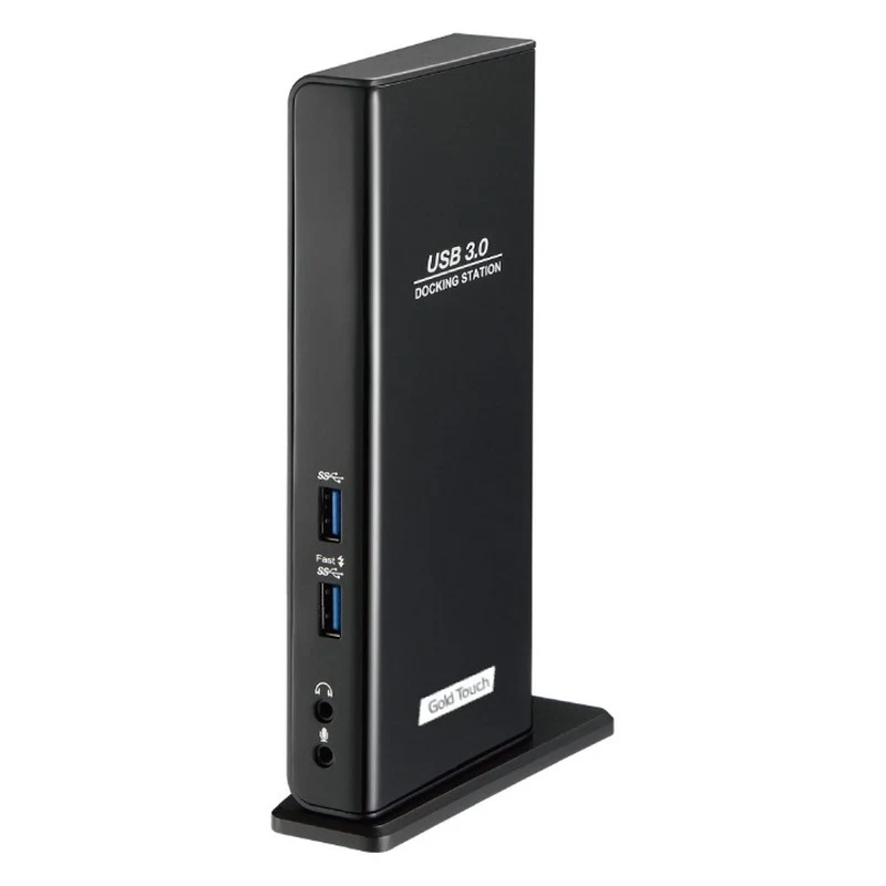תחנת עגינה Gold Touch USB3.0 Type A/C dual display docking station UDS-2H תחנת עגינה Gold Touch USB3.0 Type A/C dual display docking station UDS-2H