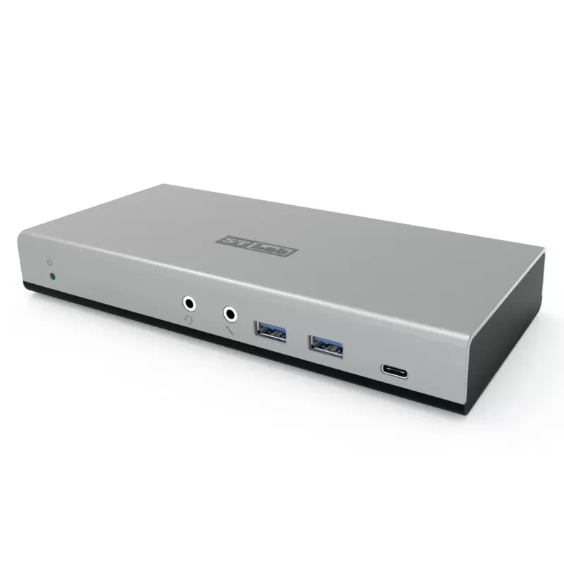 תחנת עגינה St-Lab U-2450 USB 10G DUAL Display DVI HDMI Universal Docking Station ST-U-2450