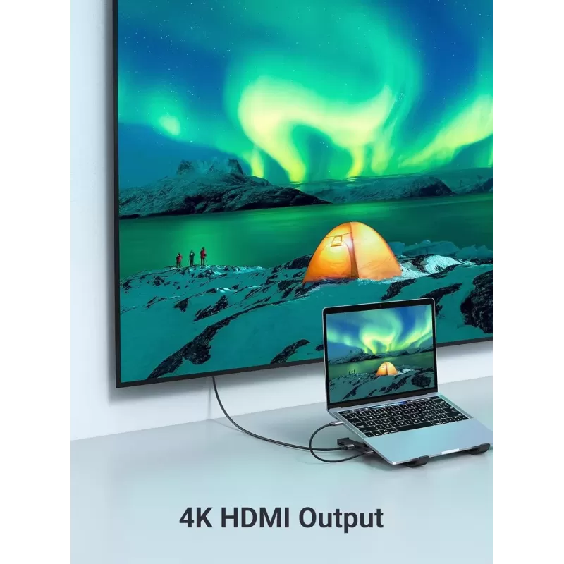 Laptop Stand and Docking Station UGREEN Laptop Stand 5in1 with USB-A x2 | HDMI