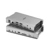 תחנת עגינה St-Lab U-2630 USB 10G HDMI+DP DUAL 4K 100W DP Type-C Docking Station U-2630