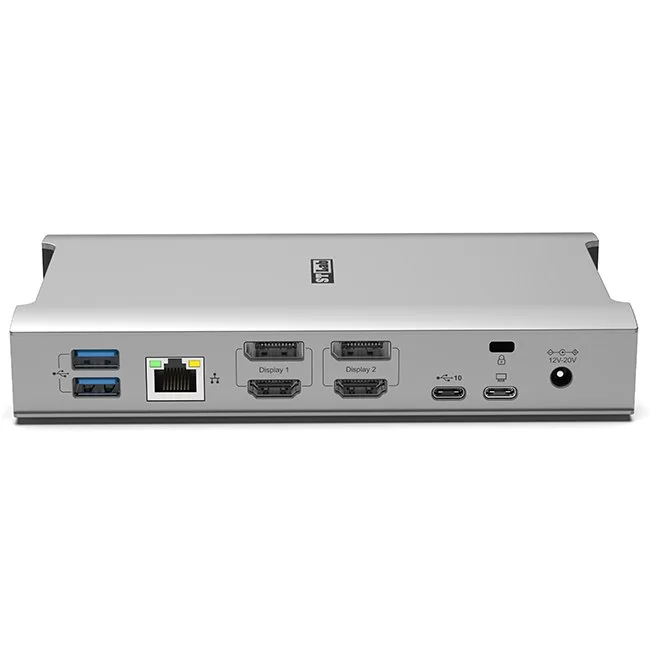 תחנת עגינה St-Lab U-2630 USB 10G HDMI+DP DUAL 4K 100W DP Type-C Docking Station U-2630