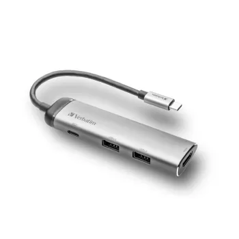 Dock Station Verbatim USB-C Multiport Hub USB 3.1 Gen1 49140 Dock Station Verbatim USB-C Multiport Hub USB 3.1 Gen1 49140