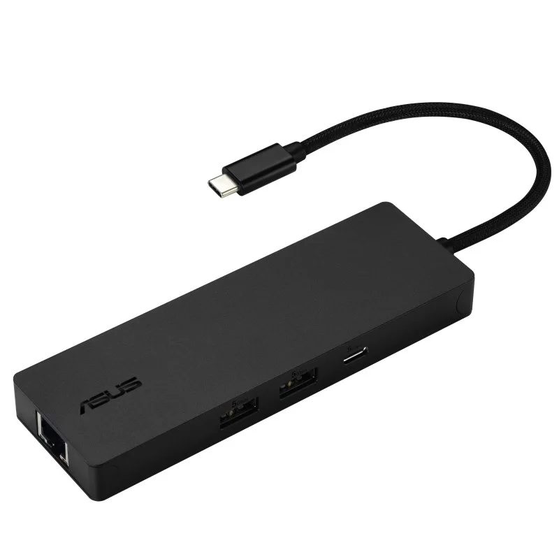 תחנת עגינה Asus DC210 8-in-1 USB-C Dock שחור DC210 8 IN 1 USB-C DOCK/BK/WW