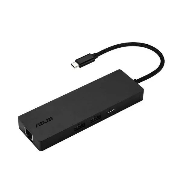 תחנת עגינה Asus DC210 8-in-1 USB-C Dock שחור DC210 8 IN 1 USB-C DOCK/BK/WW