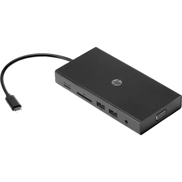 Разветвитель USB-C HP Travel USB-C Multi Port Hub 1C1Y5AA Цвет:чёрный