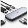 תחנת עגינה UGREEN USB-C to DP / mini DP / HDMI | USB-A x2 | PD Dock 80865