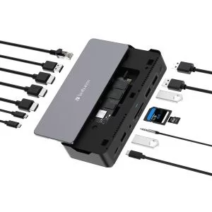 Док-станция Verbatim Pro Docking Station 15 Port with SSD slot 32173