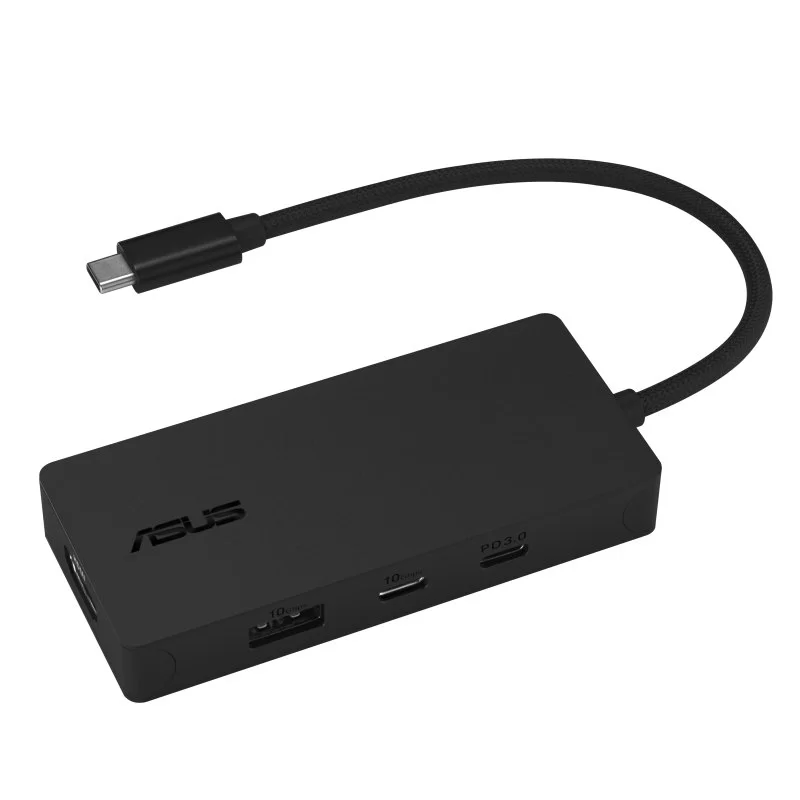 תחנת עגינה Asus DC110 4-in-1 USB-C Dock שחור DC110 4 IN 1 USB-C DOCK/BK/WW