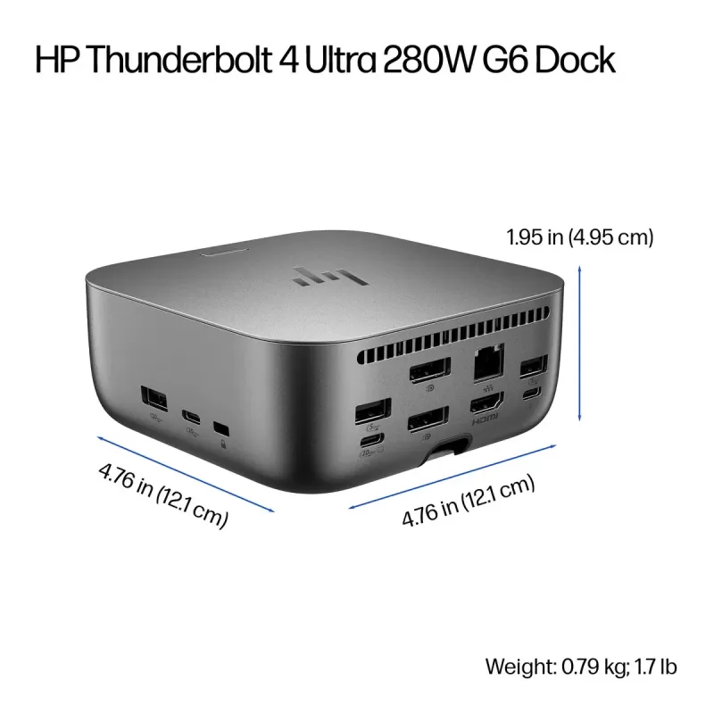 Dock Station HP TB4 Ultra 280W G6 Dock AW5M5UT