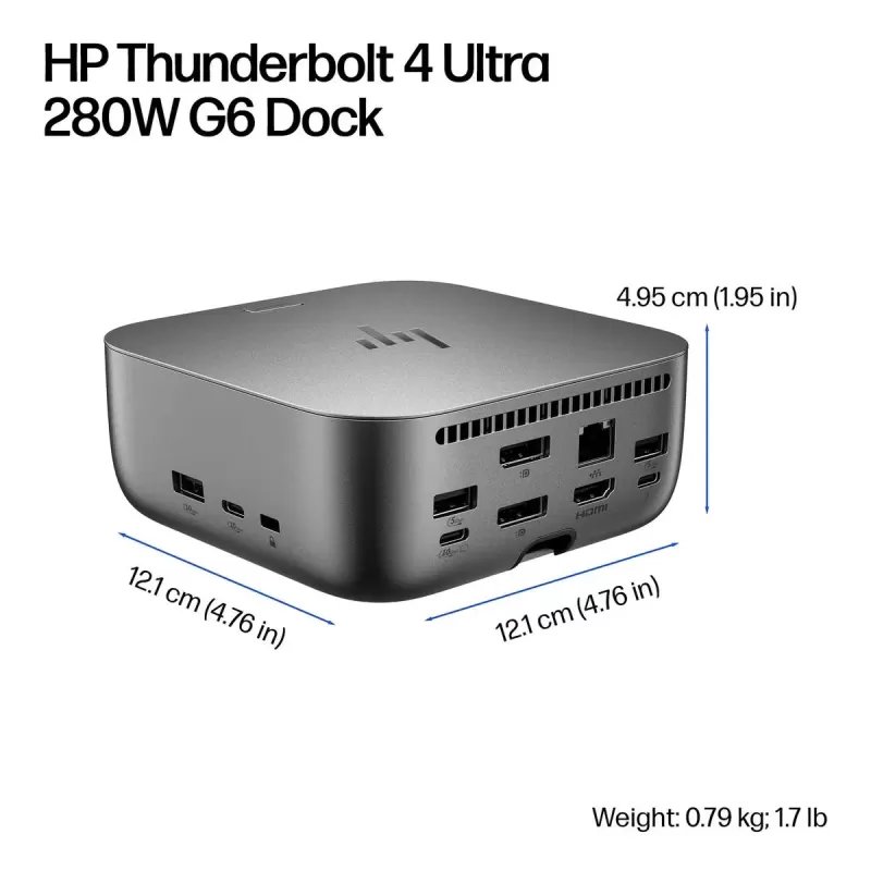 Dock Station HP TB4 Ultra 280W G6 Dock AW5M5UT