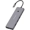 מפצל USB-C Verbatim USB-C Pro Multiport Hub CMH-13 13 Port 32153 צבע אפור