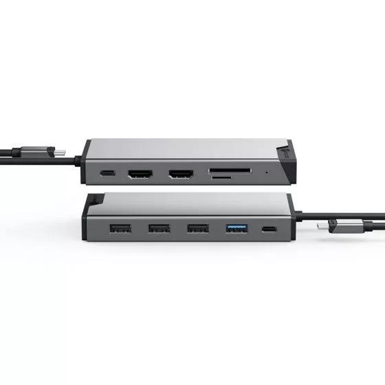Dock Station ALOGIC USB-C 12-in-1 DV3 Universal Triple Display DisplayLink with PD100W Dock DUCDDV3